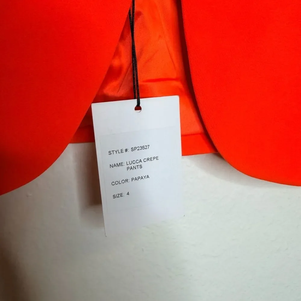 NWT Generation Love Suit Set Blazer + Pants Size Small Papaya Color $900